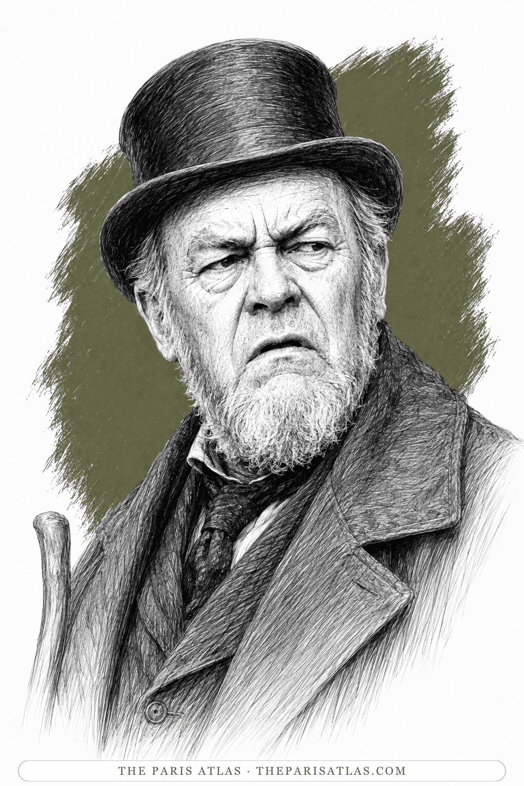 Illustrated portrait of Old Brewer