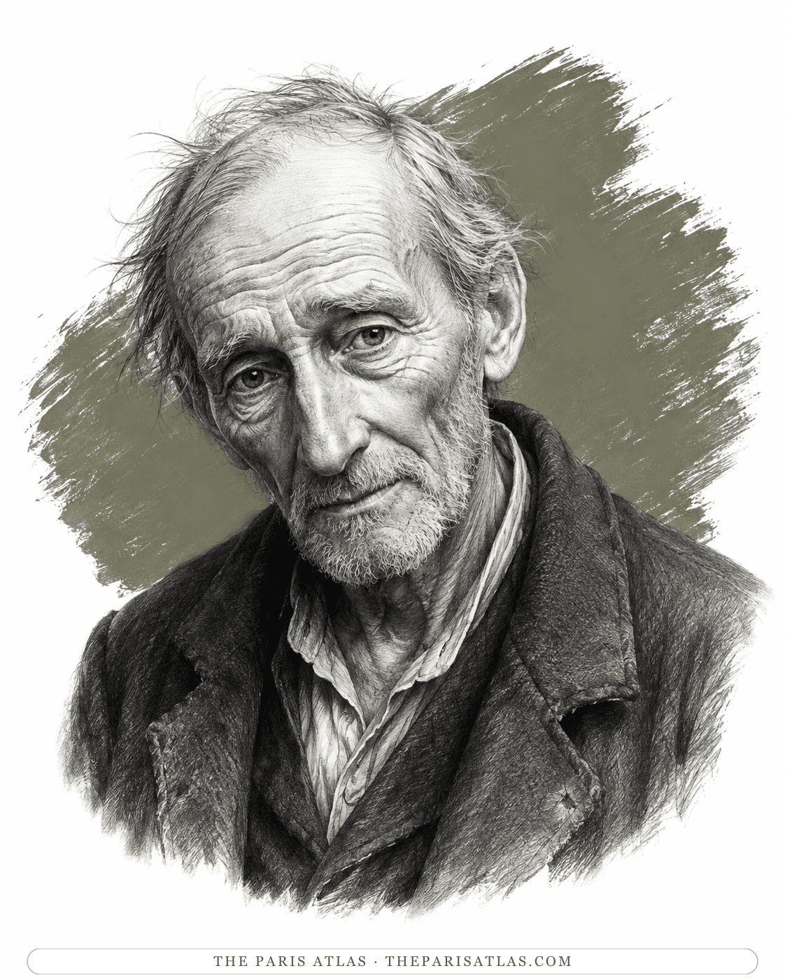 Illustrated portrait of Old Laurent