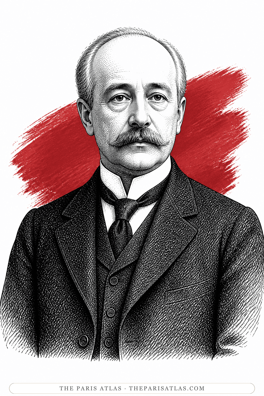 Illustrated portrait of Paul Marmottan