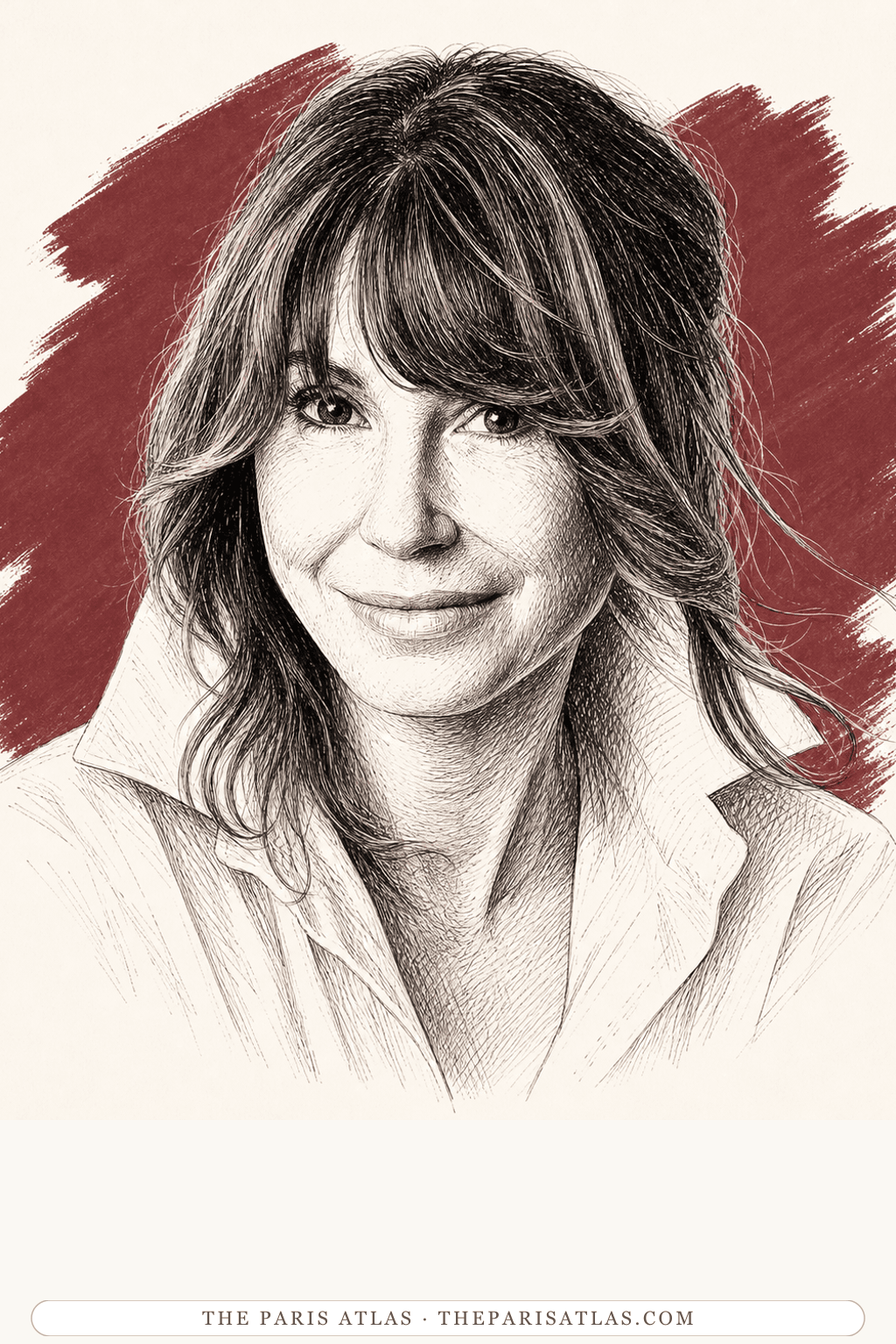 Illustrated portrait of Paula McLain