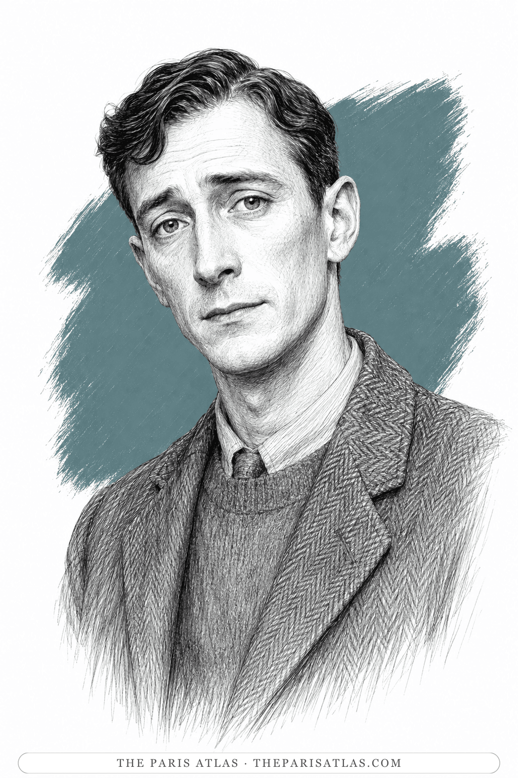 Illustrated portrait of Philip Ravelston
