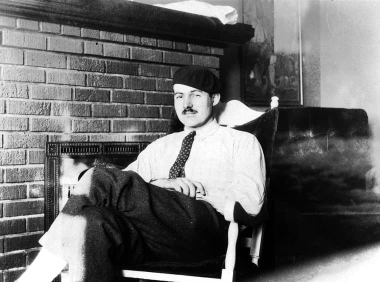 Portrait of Ernest Hemingway in Paris, 1924