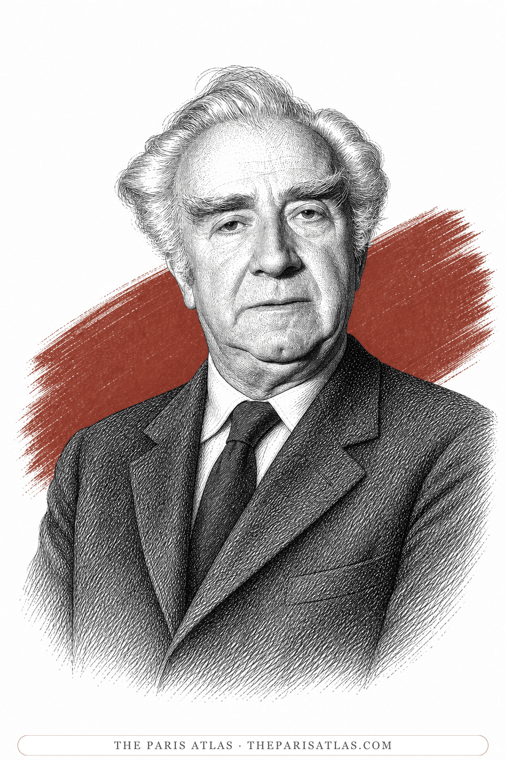 Illustrated portrait of Pitigrilli