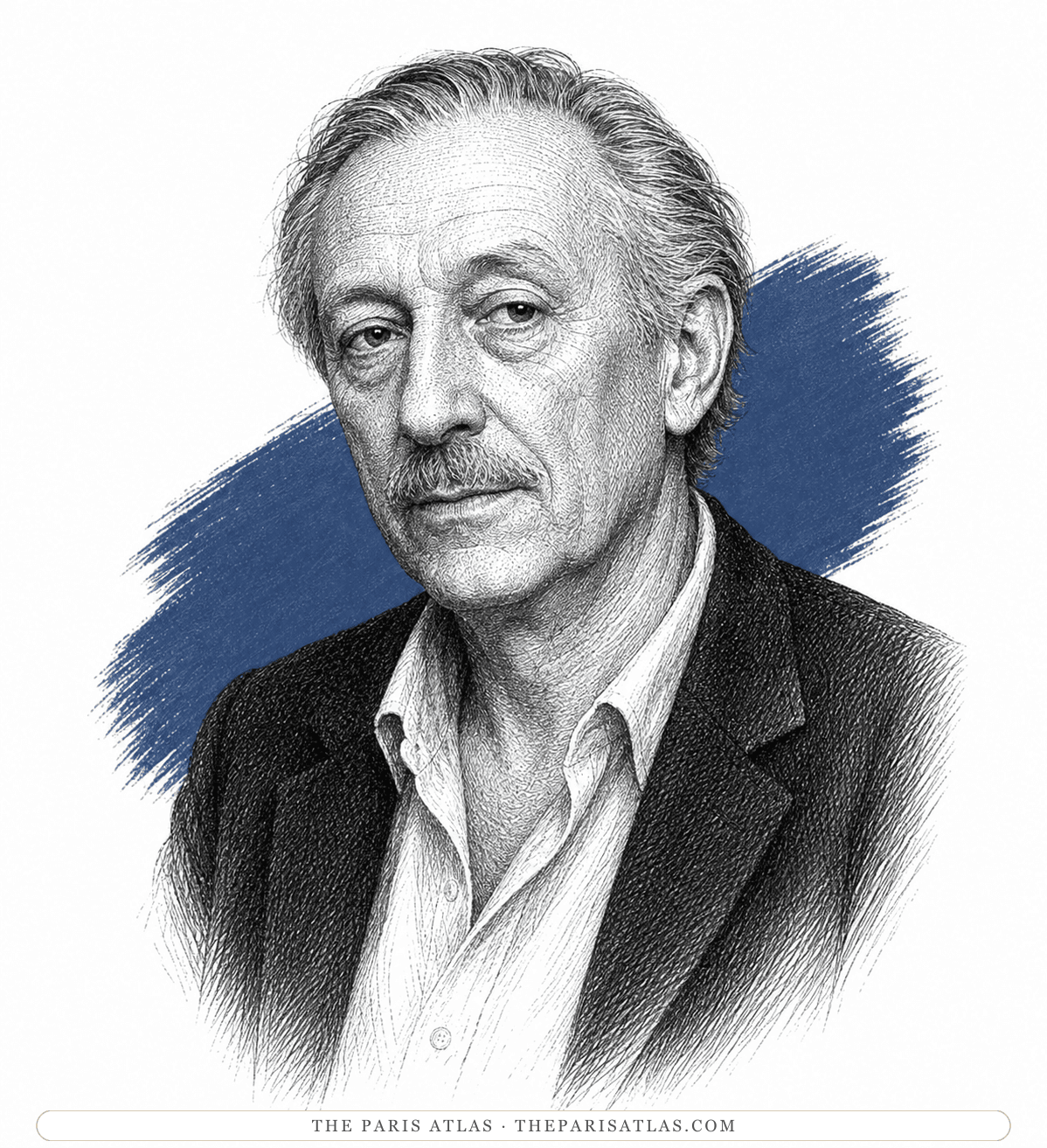 Illustrated portrait of Raoul Dufy