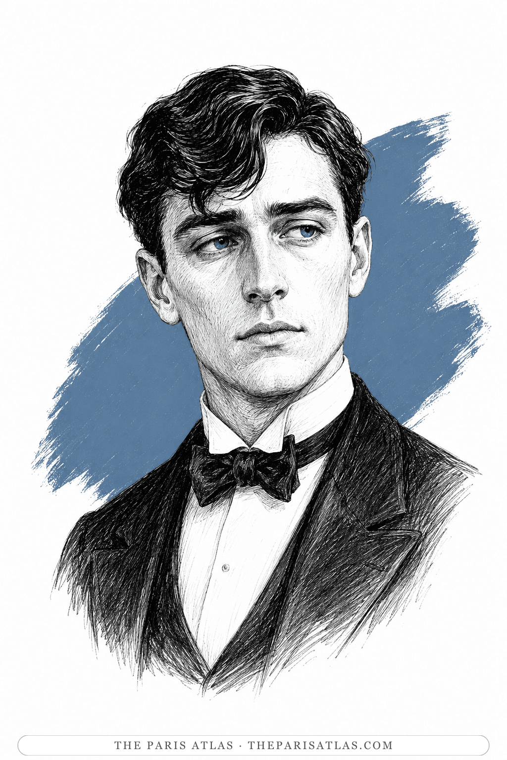 Illustrated portrait of Richard Caramel