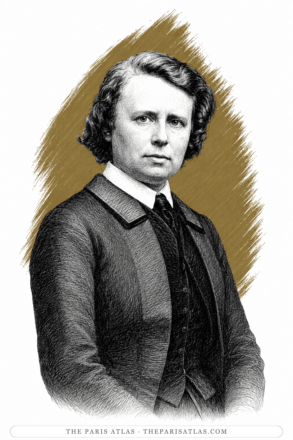 Illustrated portrait of Rosa Bonheur