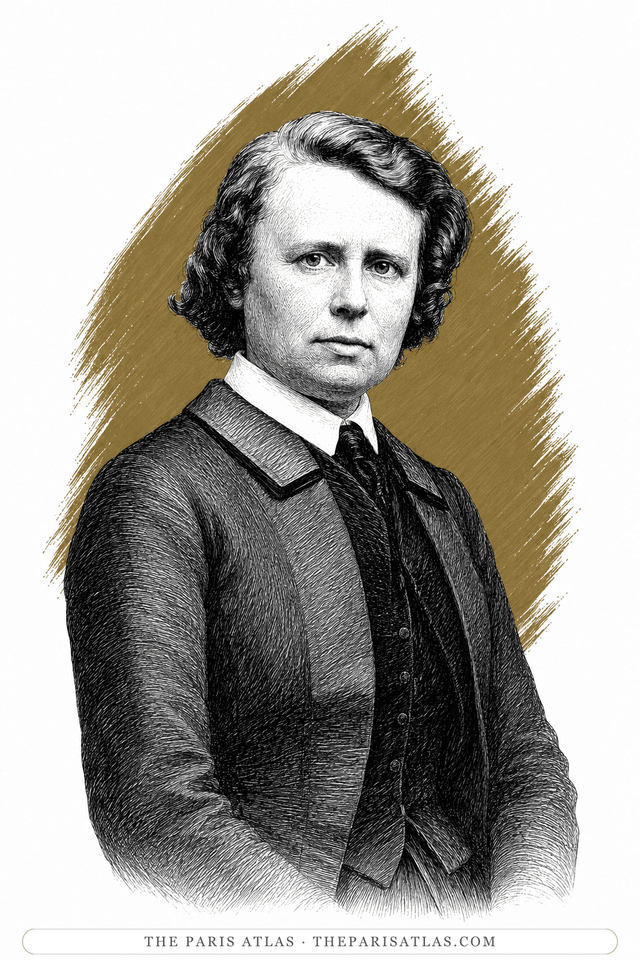 Illustrated portrait of Rosa Bonheur