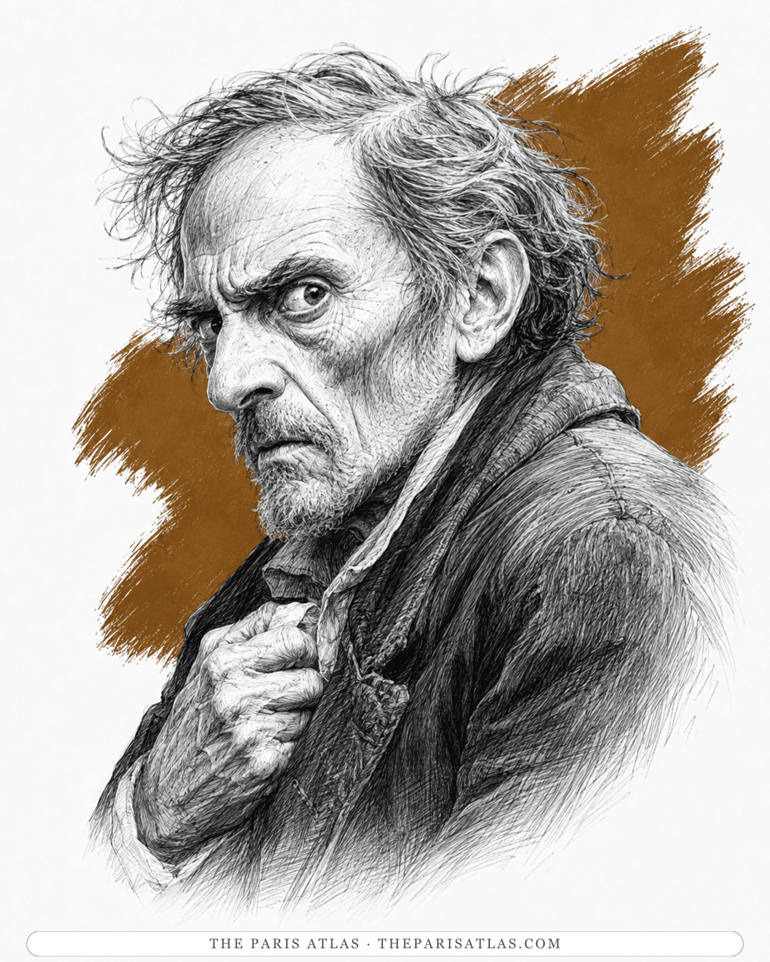 Illustrated portrait of Roucolle
