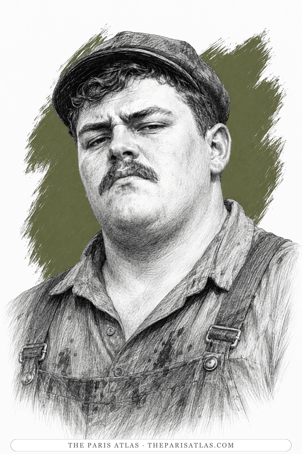 Illustrated portrait of Samuel Bowling