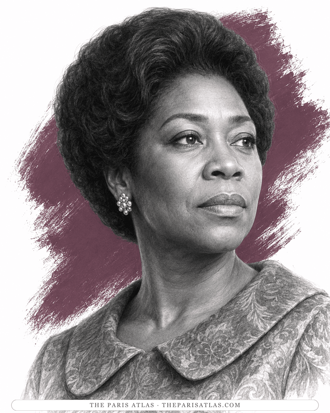 Illustrated portrait of Sharon Rivers