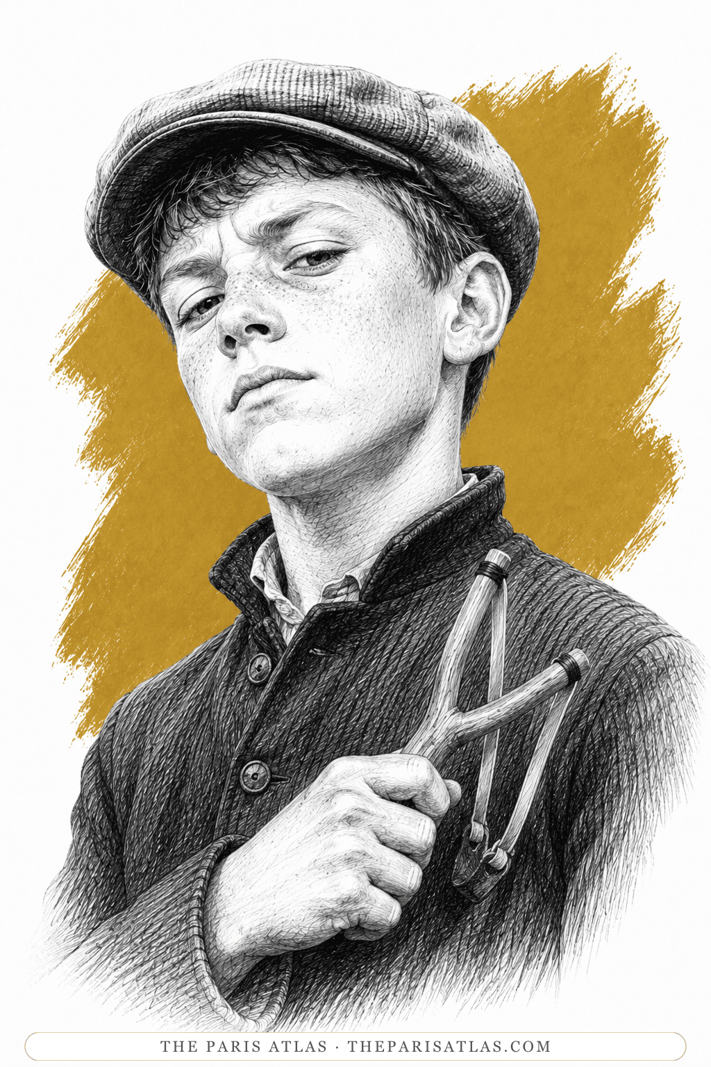 Illustrated portrait of Sid Lovegrove