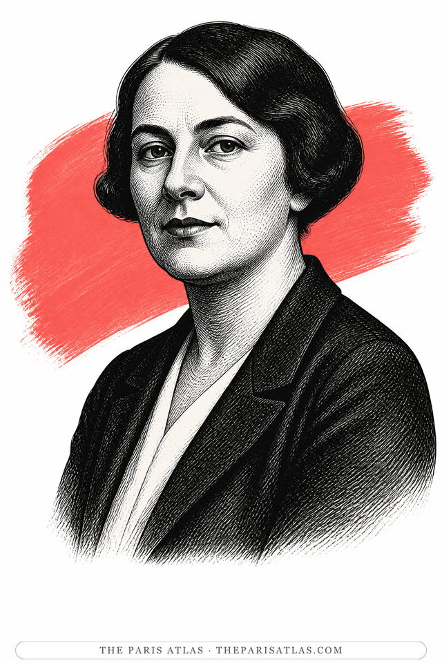 Illustrated portrait of Sonia Delaunay