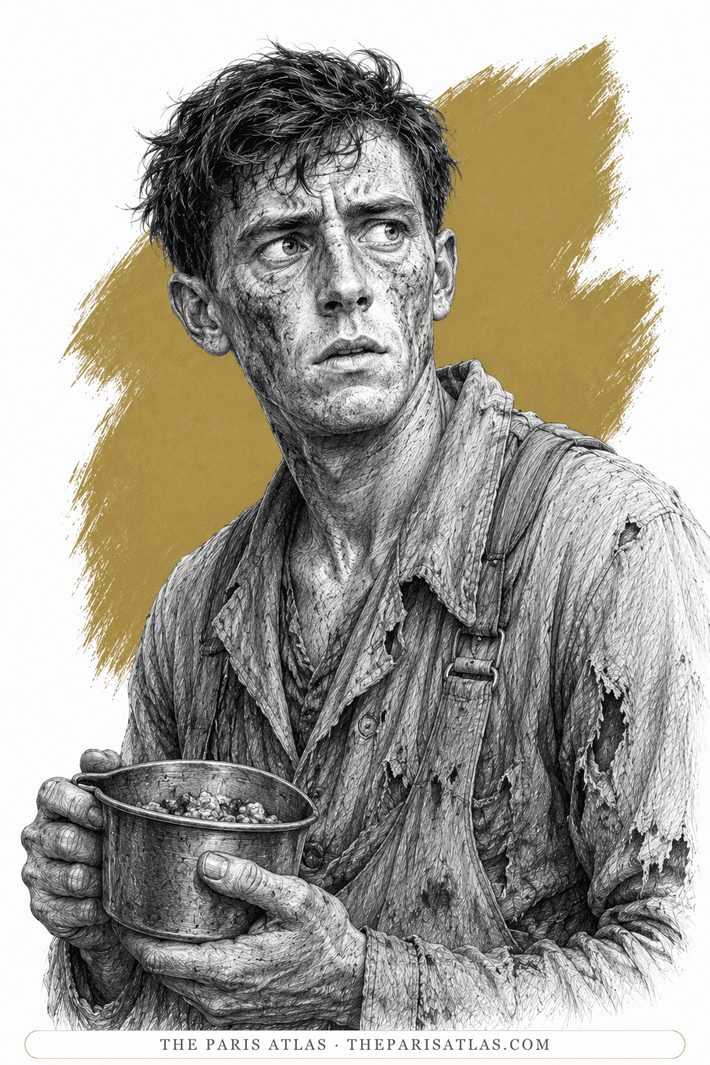Illustrated portrait of The Fascist deserter