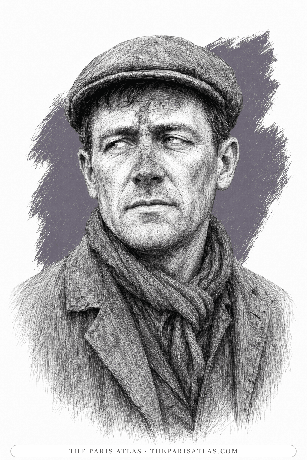 Illustrated portrait of The miner with nystagmus
