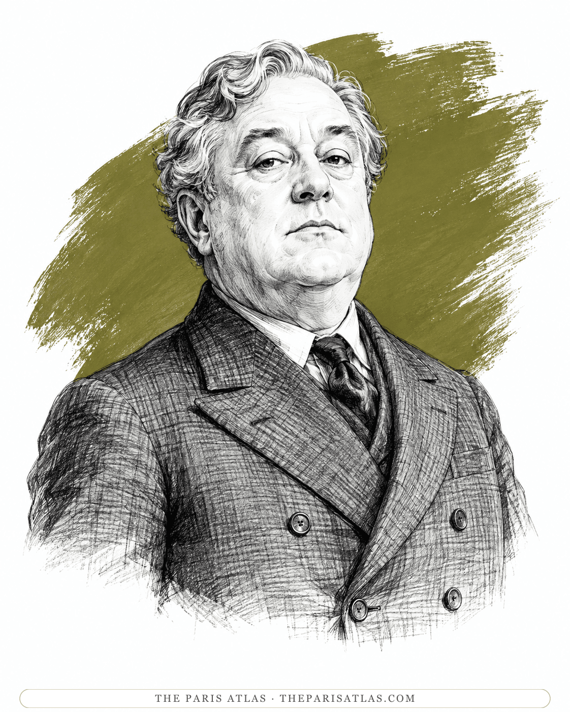 Illustrated portrait of The patron