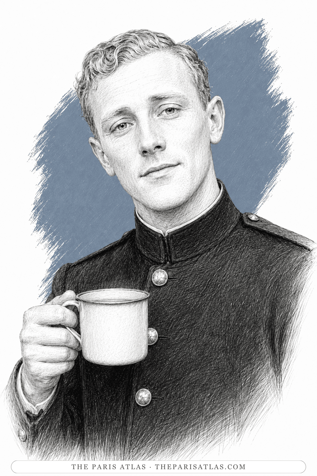 Illustrated portrait of The police constable