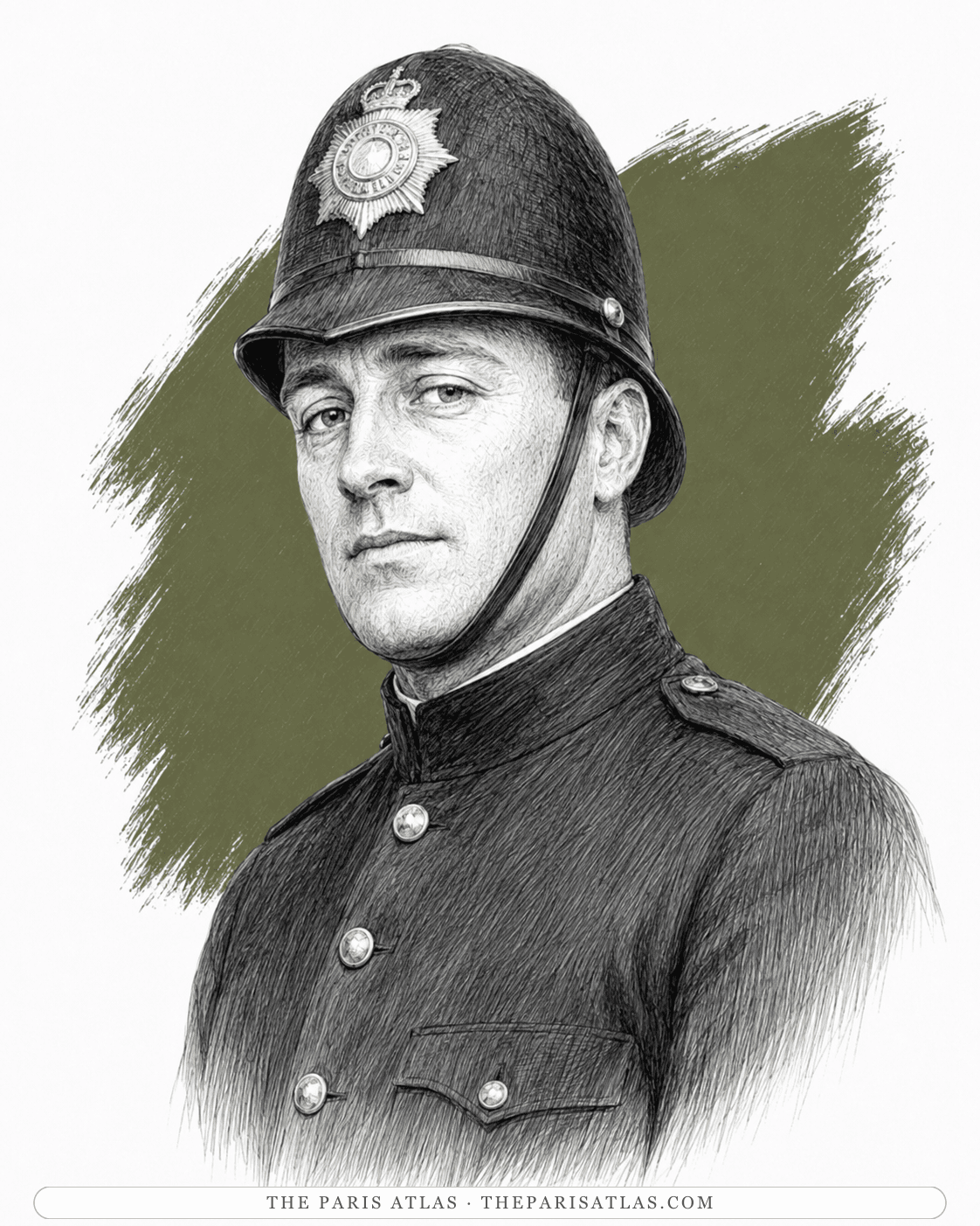 Illustrated portrait of The policeman on the Square