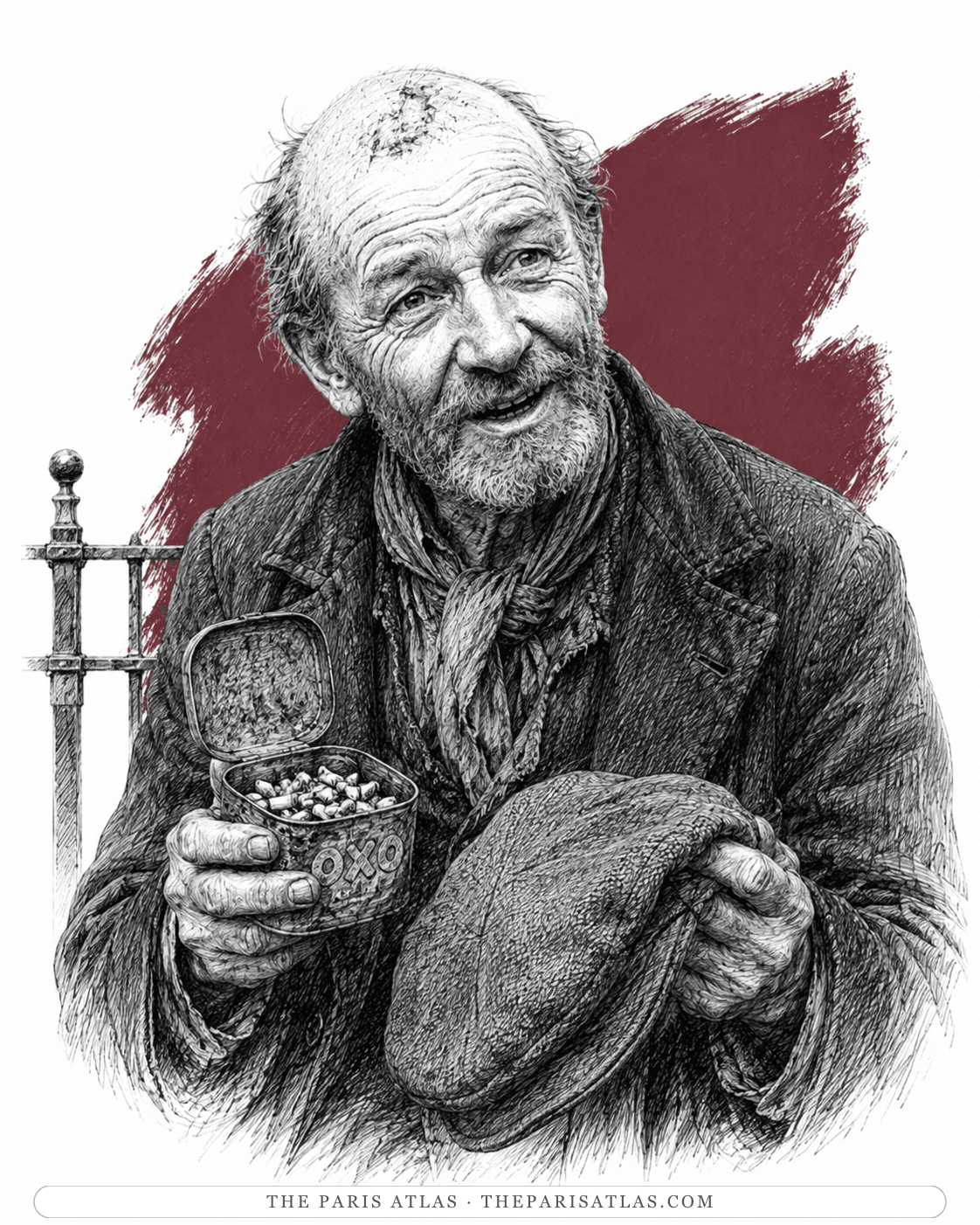 Illustrated portrait of The Irishman at Romton