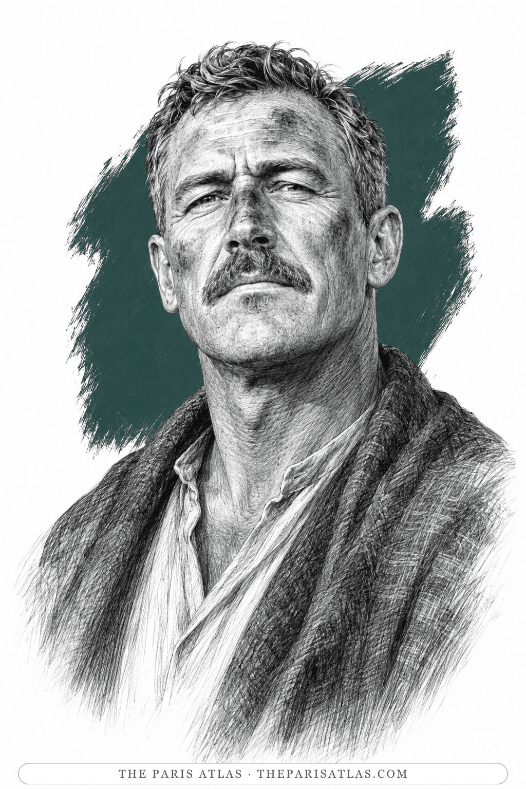 Illustrated portrait of The Scotch miner