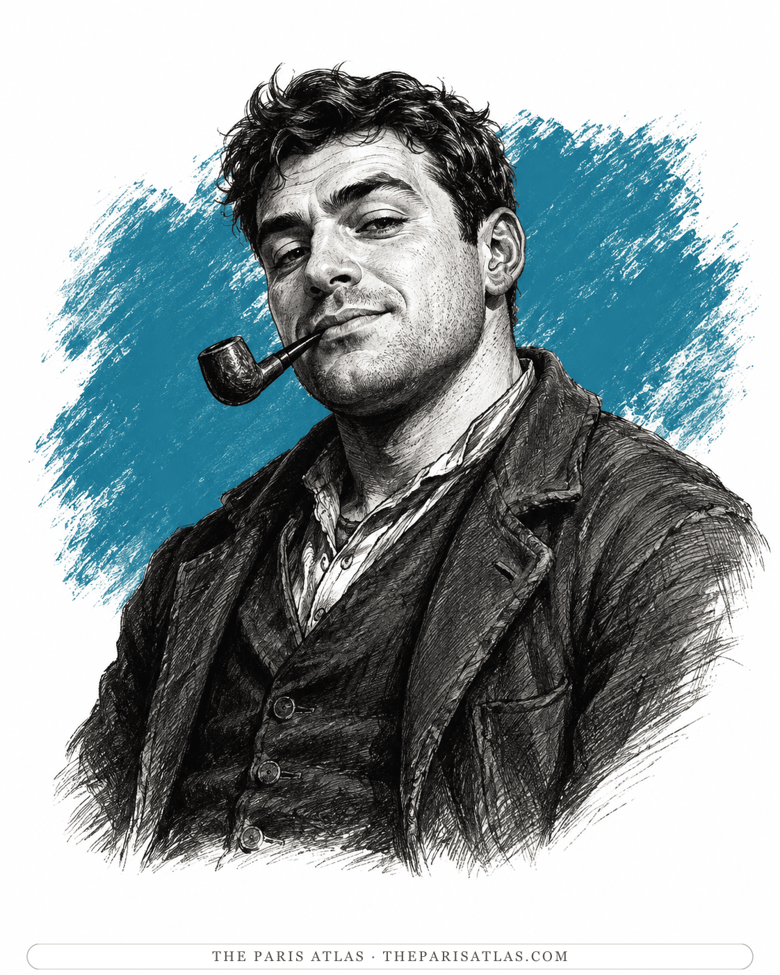 Illustrated portrait of The Serbian "extra"