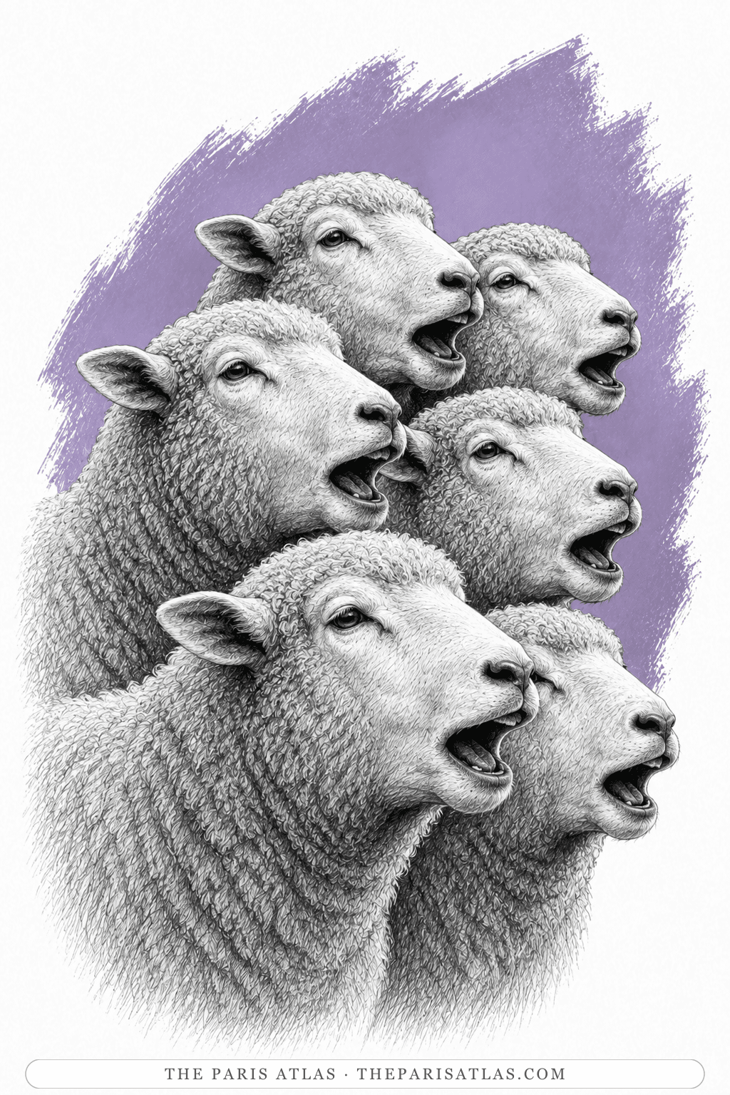 Illustrated portrait of The sheep