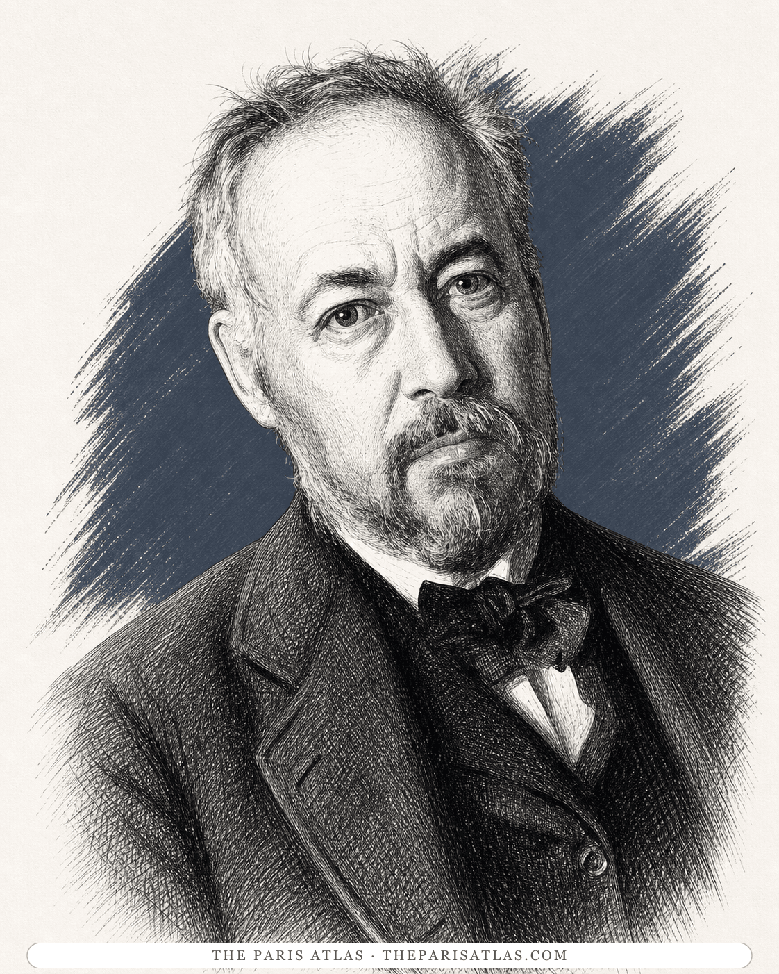 Illustrated portrait of Thomas Eakins