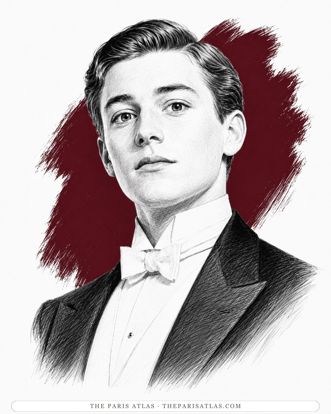 Illustrated portrait of Valenti