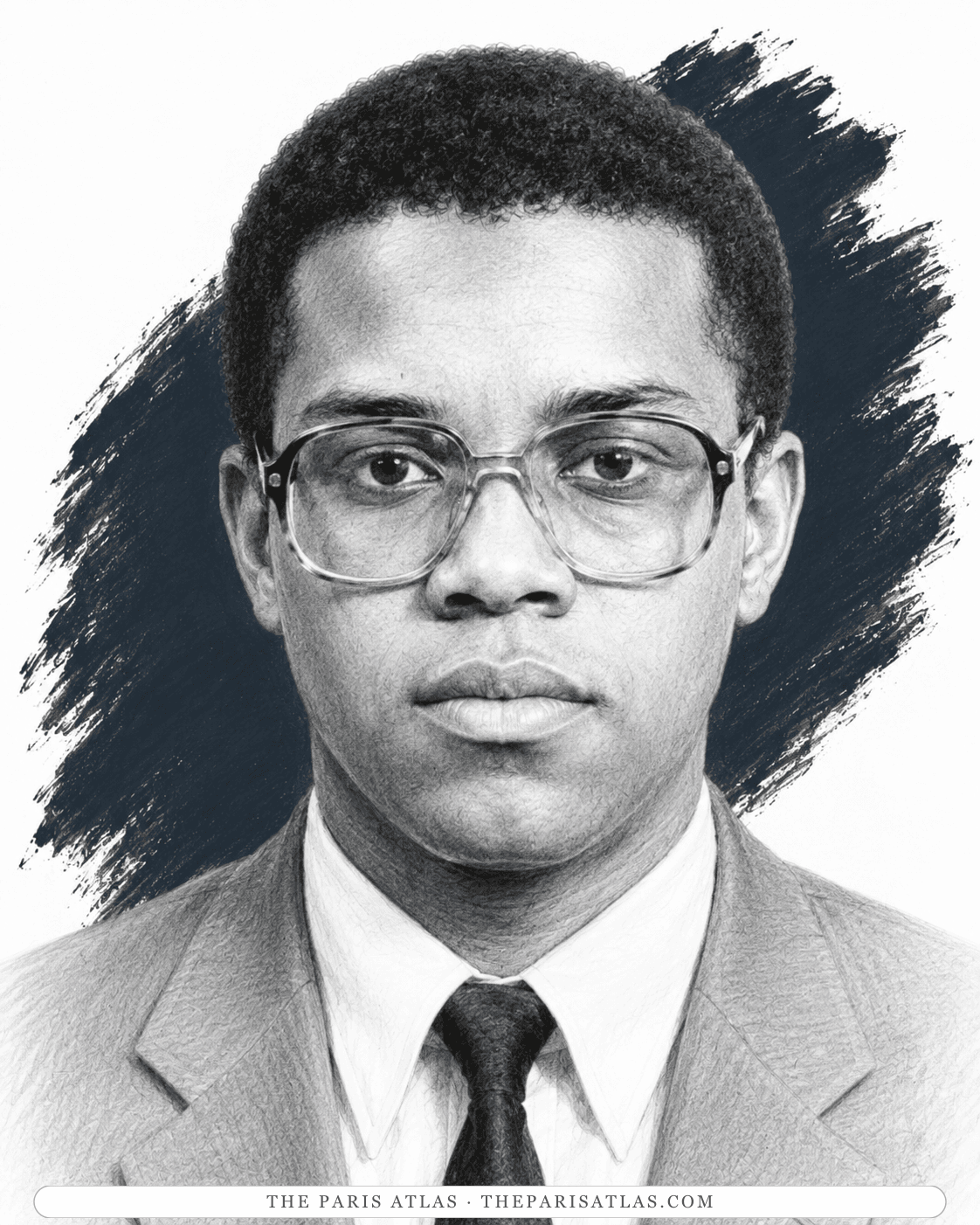 Illustrated portrait of Wayne Williams