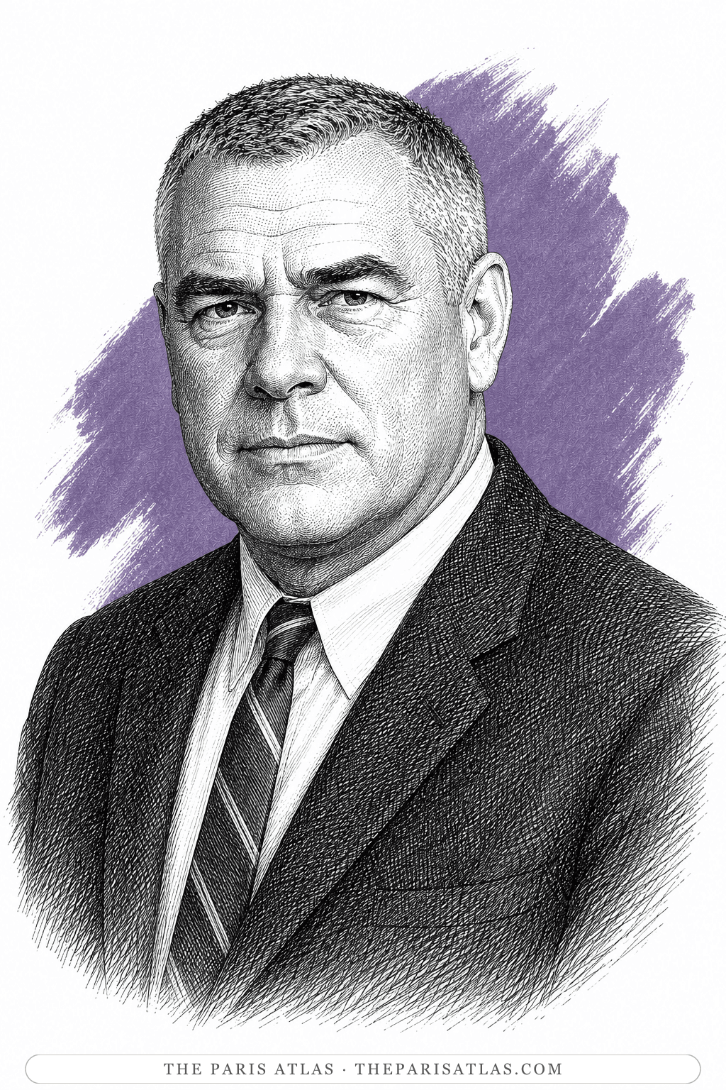 Illustrated portrait of William A. Gordon