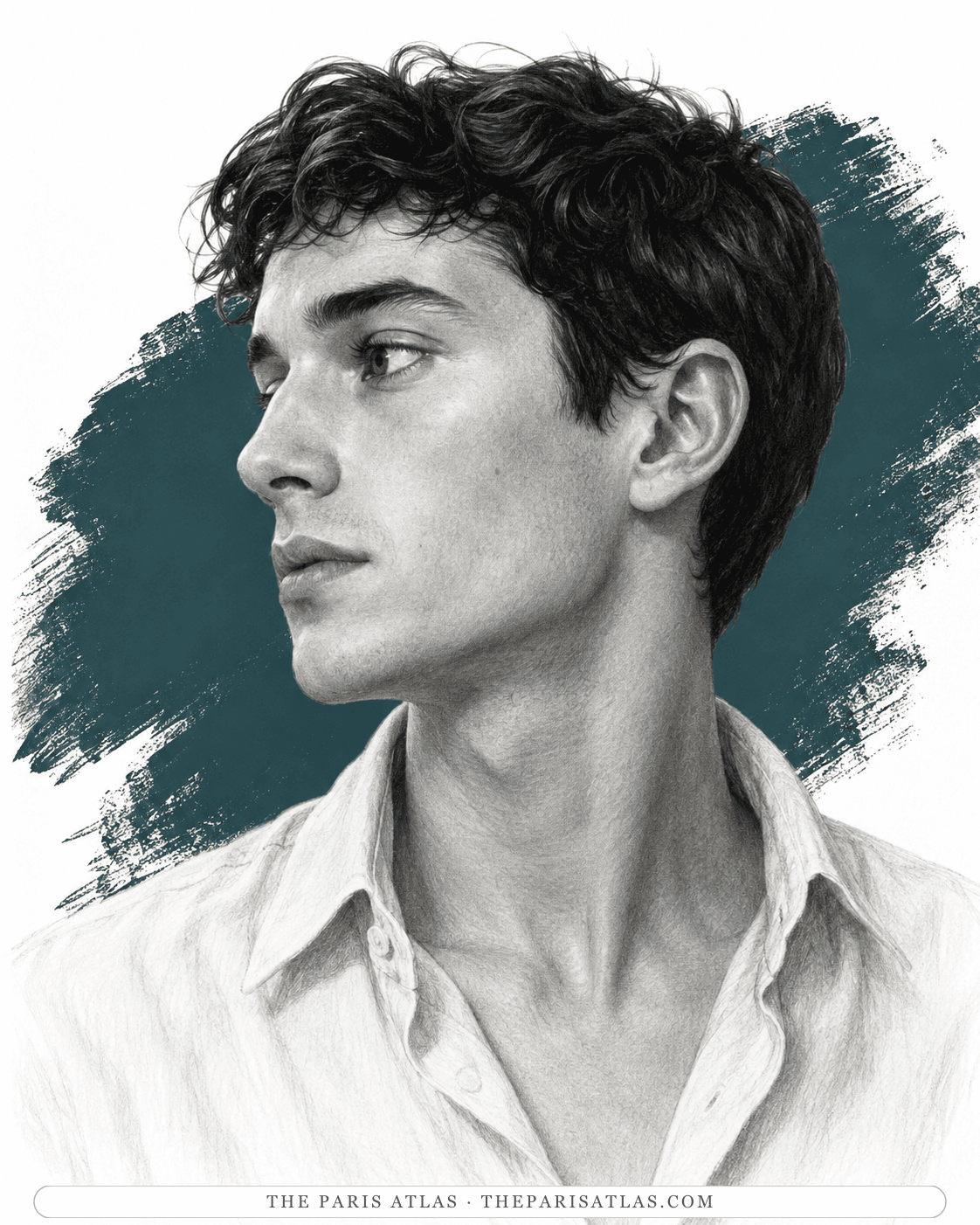 Illustrated portrait of Yves