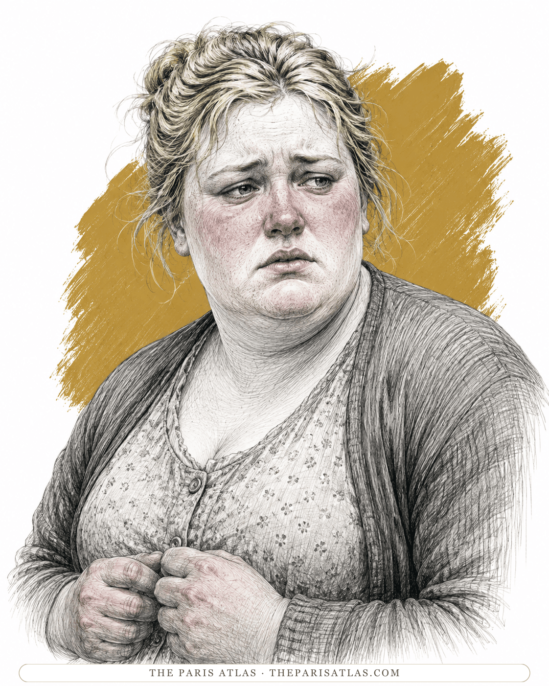 Illustrated portrait of Yvonne