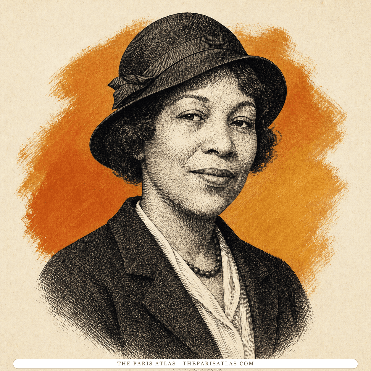 Illustrated portrait of Zora Neale Hurston